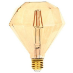 Besk LED pirn 9119983, 4 W, 3000 &deg;K, E27, 400 lm, Kollane v&auml;rv, V&auml;rviline klaas, Lambi dimmer