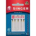 Singer Microtex n&otilde;el 250053202, 80/12, 5PK, 5mm, 60mm, 90mm