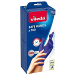 Vileda Safe Hands kindad M/L 167824, nitriil, CE, WEEE, 100 tk, veekindlad, kemikaalidele vastupidavad, mustusele vastupidavad