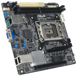 Asus P13R-I emaplaat 90SB0CR0-M0UAY1, 170mm, 170mm, passiivne jahutus, 3xRJ-45, 2xUSB 3.2 Gen 1, 2xDIMM