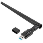Lanberg Traadita v&otilde;rgukaart NC-1200-WIE, 1x USB 3.0, 2 antenni, 5 dBi, 802.11a/n/ac, Linux, Mac, Windows