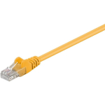 Goobay CAT 5e patch kaabel 95556, 1.5m, kollane, RJ45 isane (8P8C), RJ45 isane (8P8C), vormitud, CCA juhtmed