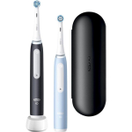 Oral-B Elektriline hambahari iO3 Matt Black Ice Blue, 2 harjapead, 3 režiimi, laaditav, liitiumioon