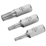 Irwin kruvikeeraja otsikute komplekt IW6061628, 25mm, 3 tk, 1/4" kinnitamine, T10, T15, T20