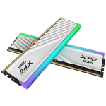 Adata M&auml;lu Lancer Blade AX5U6400C3216G-DTLABRWH, 32GB, 6400MHz, CL32, RGB, 2x16GB, ECC, madala profiiliga jahutusdisain