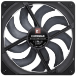 Noctua NF-A14x25 G2 PWM chromax.black, 140mm ventilaator, 1500 RPM, 155,6 m&sup3;/h, 24,8 dB, 12 V, 4-pin PWM, SSO2, 150000 h