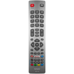 SAVIO RC-19 universaalne kaugjuhtimispult SHARP teleritele, 47 nuppu, 10m, 2xAAA, plastik, hall