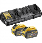 Laadija koos 9Ah 54v akuga FlexVolt DCB132X2-QW DeWALT