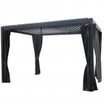 Varikatus MIRADOR 3x3xH2,5m kardinatega, tumehall K19460 HOME4YOU