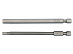 Kruvikeeraja otsikud 1/4", 2pc, 4X100mm; 6X100mm HEX DRIVE YT-0495 YATO