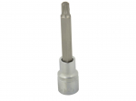 T45 1/2" Metric Bit 6PT, GEKO, G13485, 100mm, Chrome Vanadium Steel