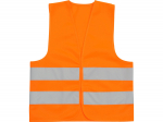 Vorel Ohutusvest 74661, 100% pol&uuml;ester, 120 g/m&sup2;, 2 peegelduslinti, Velcro sulgemine, kaitsekategooria II