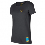 Krekls CLIMBING on the MOON T-Shirt W, izmērs: L, Carbon/Giallo, 8058428001231 LA SPORTIVA