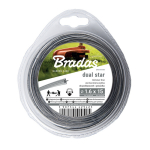 Griezēja vads RIPPER DUAL, BRADAS, ZRG2015B, 2,0mm x 15m