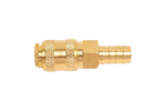 Pneumaatiline kiirliitmik ventiiliga, Partner, PA-BSE1-5SH, 12 mm, messing