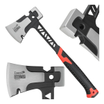 Multifunktsionaalne kirves Tvardy T00403 600g, 36cm, must-punane, ANTI-SHOCK MONOBLOCK
