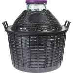 25 L laia kaelaga demijohn plastkorvis BROWIN 644125, 45x41.5x46.5 cm