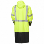 Korkeasti n&auml;htav vihmamantel, CL3, XL, Helly Hansen, 70156_369-XL, 100% pol&uuml;uretaan, EN 343:2019, EN ISO 20471:2013+A1:2016