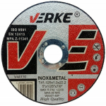 Griezējdisks metālam 125x1.0x22.23mm, VERKE