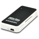 Axagon M&auml;lukaardi lugeja CRE-X1 5 pesa, USB 2.0, 480 Mbit/s, toetab CF, MS, MicroSD, MMC, 26 g