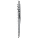 Dewalt m&otilde;&otilde;ksaag DT2352-QZ 240mm 4-5TPI HCS, 5 tk, universaalne varras 1/2", must