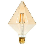 Besk LED Pirn 9119990, 6 W, 600 lm, E27, 3000 &deg;K, Teemantkuju, Selge pind