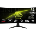 Msi Monitor MAG 346CQ, MAG346CQ, 3440x1440, 180 Hz, 1 ms, 2xHDMI 2.0, 1xDisplayPort 1.4a, VESA 100x100