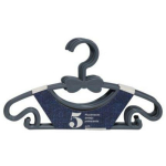 Besk Riidepuu 9105429, 30x17cm, 5tk, hall, plastmass, sobib s&auml;rkidele, bluusidele