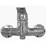 Baltic Aqua Du&scaron;isegisti L-7/40K Long 9035436, kroomiv&auml;rv, metall, du&scaron;ikomplekt