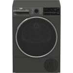 BEKO Dryer Machine | B5T89243M | Energy efficiency class C | Front loading | 9 kg | Heat pump | Digital | Depth 67 cm | Steam function | Black