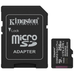 Kingston Canvas Select Plus | 256 GB | microSD | Flash memory class Class 10, UHS-I, U1/U3, video class 10/30, A1