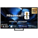 Hisense 55U7SE teler, 55", 3840 x 2160, 2 USB, 4 HDMI, Wi-Fi, HDR10+, Dolby Vision IQ, 2.1 kanali helis&uuml;steem