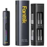 Fanttik S2 Pro Max juhtmeta elektriline kruvikeeraja, 6 Nm, 250 p/min, 2000 mAh, 16 otsikut, USB-C laadimine