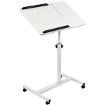 Maclean mobiilne laud/kannettava arvuti alus, MC-121 W, 59-89cm, 30kg, k&otilde;rguse reguleerimine, kallutamise reguleerimine