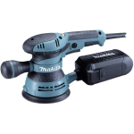 Makita Ekstsentriline lihvija BO5041J, 300W, 230V, 1,4kg, 125mm, 1,4mm, 2,8mm, tolmu kogumine