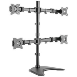Digitus Monitori statiiv 4xLCD DA-90364, 27'', 8kg, VESA 75x75, 100x100, 200x100, p&ouml;&ouml;ratav 360&deg;, kaablite haldus