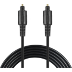 Sandberg optiline kaabel 505-40, 1.8m, must v&auml;rv, Toslink, Toslink