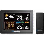 Blaupunkt Ilmajaam WS30BK, 5V, 1200mA, v&auml;rviline LCD, kell, &auml;ratus, must, 206g