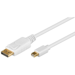 Goobay Mini DisplayPort adapterkaabel 52859, 2m, kullatud, DisplayPort mini-DP, max. eraldusv&otilde;ime 3840&times;2160p