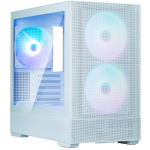 Zalman Arvutikorpus P30 AIR White, 7,6kg, 452x235x420mm, mATX/Mini-ITX, 5 PCI, 2x140mm ARGB, 1x140mm ARGB