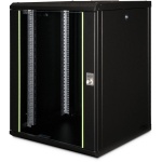 Digitus Seinale paigaldatav kapp Unikaalne seeria DN-19 16U-6/6-SW, 82 x 60 x 60 cm, must, 19", 210&deg; avamisnurk