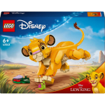 LEGO Disney Ehituskomplekt L&otilde;vikuninga poeg Simba 43243, 222 tk, 11cm, liikuv pea, jalad ja saba