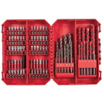 Milwaukee 4932501309 L&ouml;&ouml;kotsikute ja puuriterade komplekt, 80 tk, 1/4 Hex, 25/50mm, Phillips, Pozidriv, Torx, Hex
