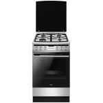 Amica 57GEH3.33HZpTaDA(Xx) PIZZA pliit, 600mm, 500mm, 850mm, gaasipliit, 4 p&otilde;letit, 65L, 10 funktsiooni, 3100W, A