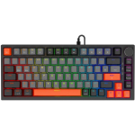 Savio ASTRAL OUTEMU JADE 3 COLOURS klaviatuur, USB, QWERTY US Int., 82 klahvi, RGB, 1.8m, PBT