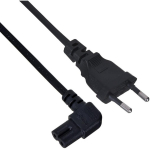 Savio CL-144 toitekaabel, must, 3 m, nurgeline
