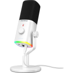 Maono PD100X mikrofon valge, d&uuml;naamiline, kardioidne, XLR/USB-C/3.5mm, 48kHz/24-bit, Windows/macOS/PS4/5