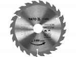 Tct saeketas puidule 184x30mm 24T TCT YT-6060 YATO