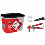 Plaatide paigalduss&uuml;steem KIT DELTA LEVEL SYSTEM CLIP 1mm, V4; 3956 RUBI