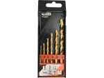 Yato Keermestuskomplekt HSS-TIN YT-44673, 6tk, 2-8mm, DIN 338, 135&deg;, titaan-nitraadi kattega